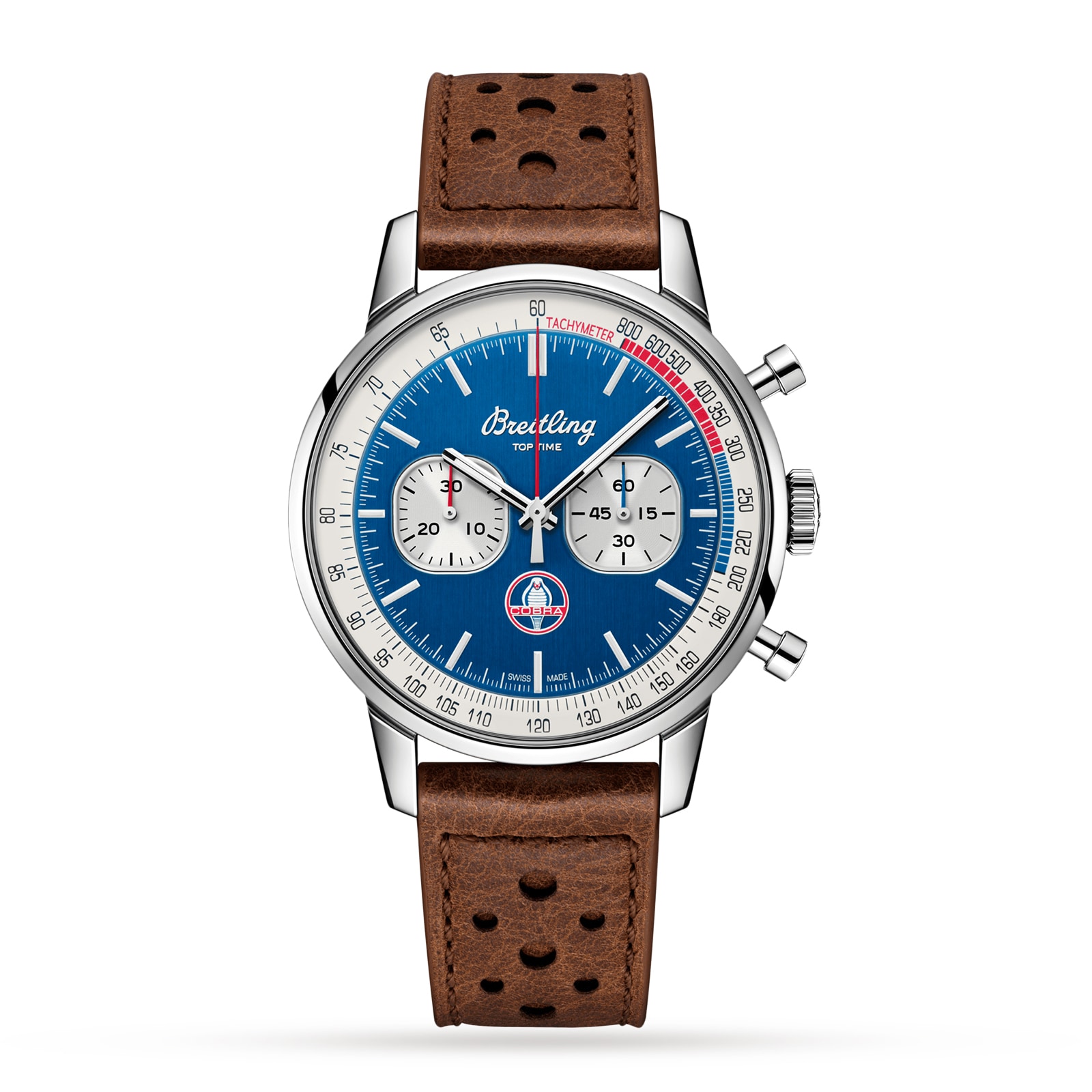 Breitling Top Time Shelby Cobra Stainless Steel - Blue Mens Watch Breitling Top Time Shelby Cobra Stainless Steel - Blue Mens Watch