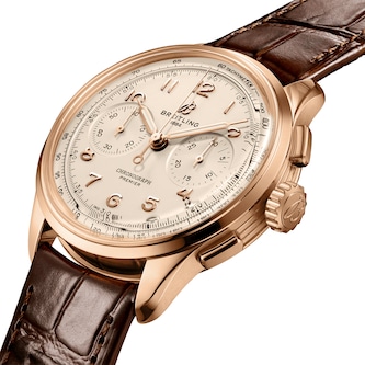 Breitling Premier B09 Chronograph 40 18k Red Gold Watch