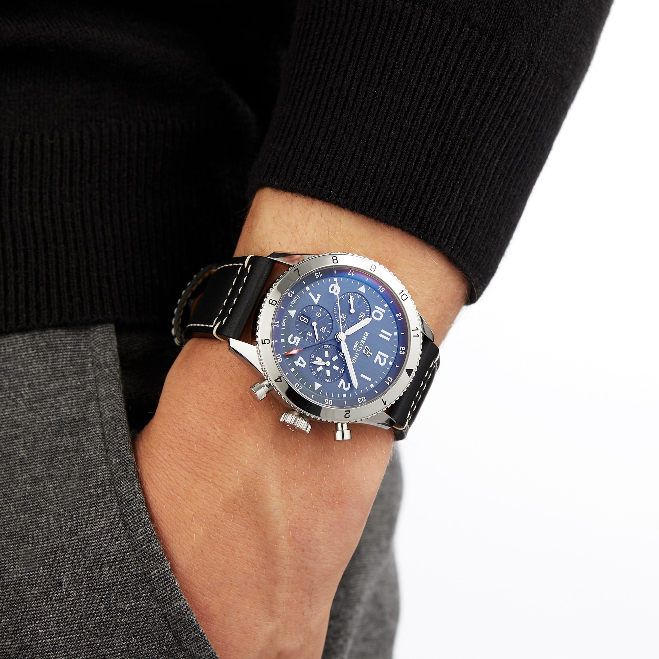 Breitling Super AVI B04 Chronograph GMT 46 Tribute to Vought F4U Corsair Watch Breitling Super AVI B04 Chronograph GMT 46 Tribute to Vought F4U Corsair Watch