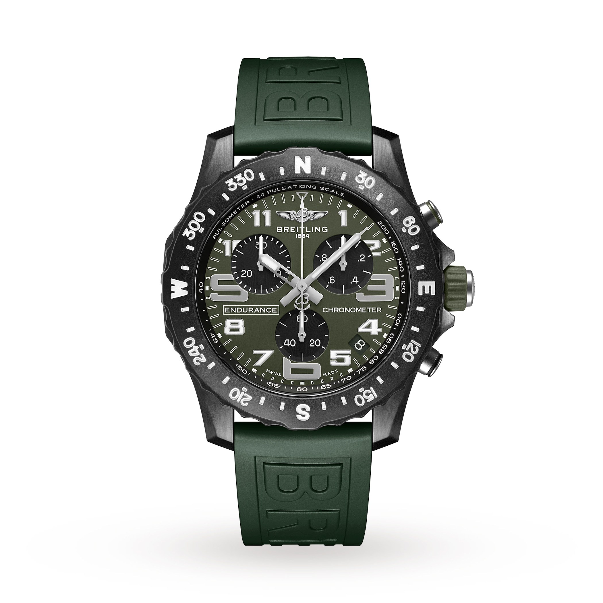 Breitling Endurance Pro 44mm Mens Watch Green - The Watches of Switzerland Group Exclusive Breitling Endurance Pro 44mm Mens Watch Green - The Watches of Switzerland Group Exclusive