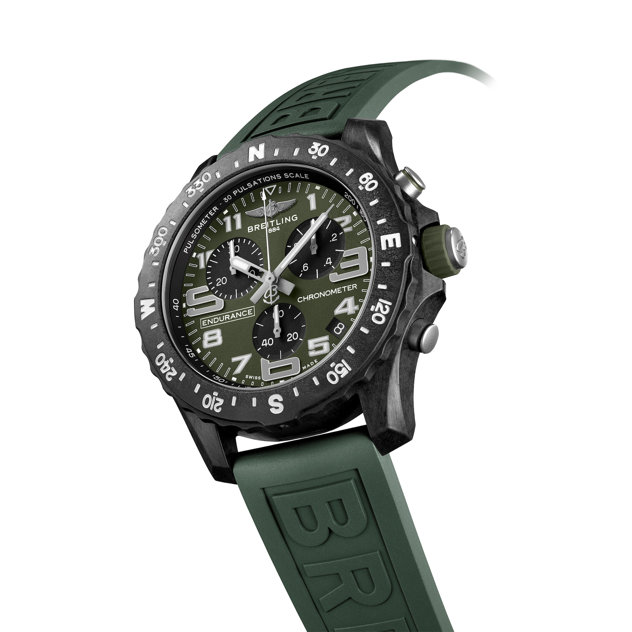 Breitling Endurance Pro 44mm Mens Watch Green - The Watches of Switzerland Group Exclusive Breitling Endurance Pro 44mm Mens Watch Green - The Watches of Switzerland Group Exclusive