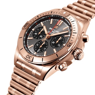 Breitling Chronomat B01 42 18k Red Gold Watch