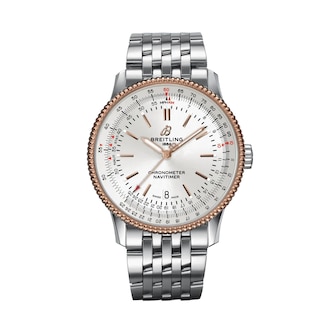 Breitling Navitimer 41mm Mens Watch Silver