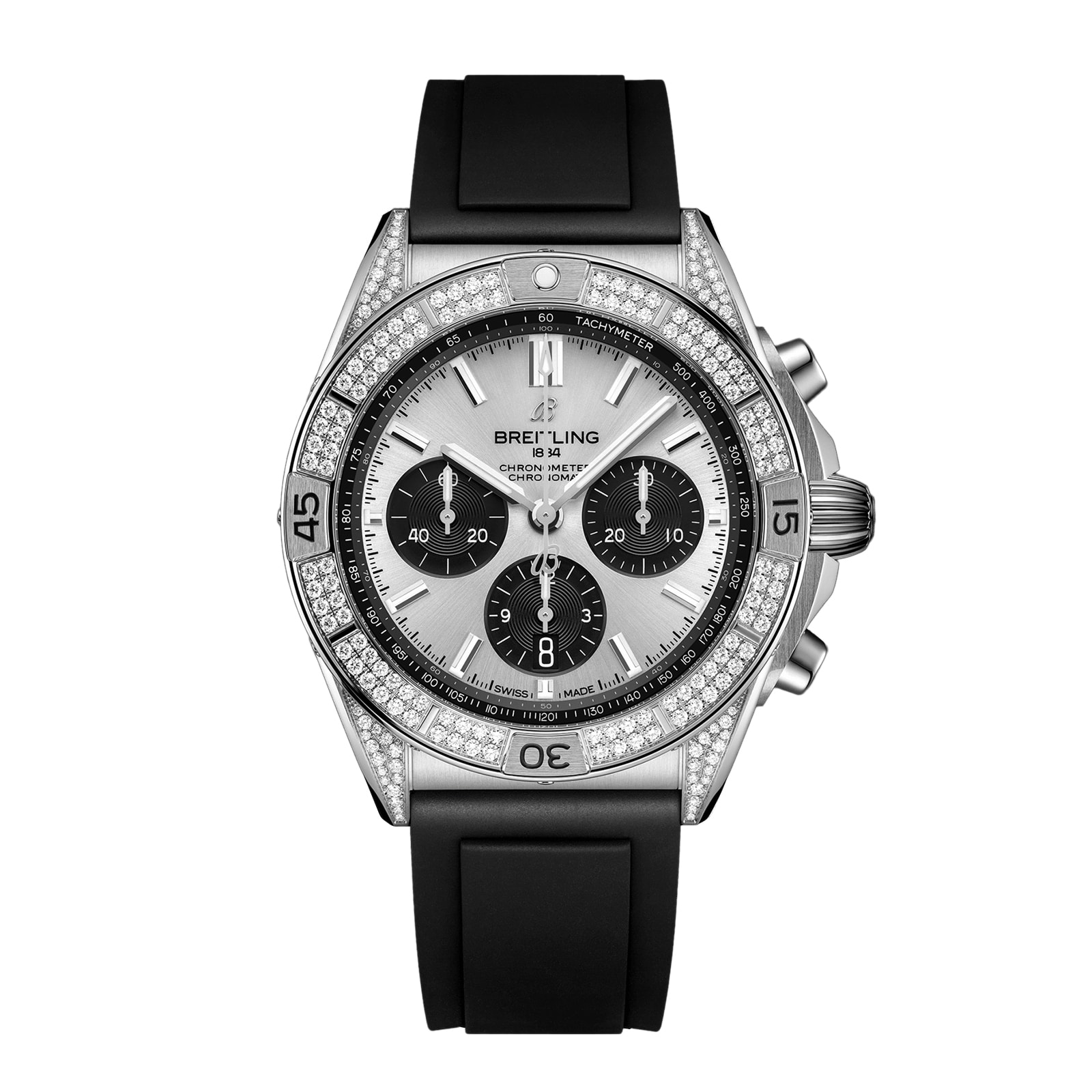 Silver breitling mens on sale watches