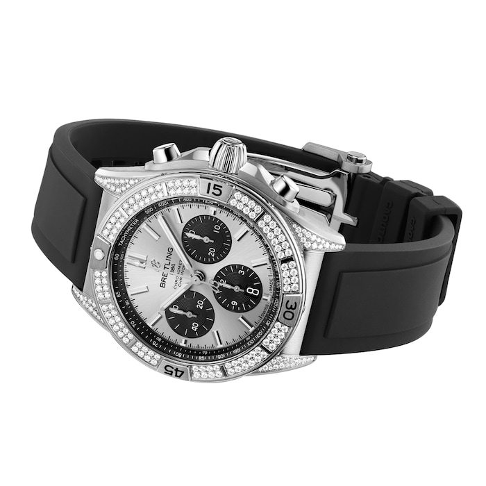 Breitling Chronomat B01 42mm Mens Watch Silver