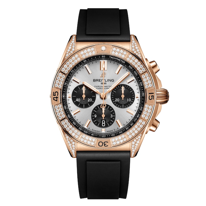 Breitling Chronomat B01 42mm Mens Watch Red Gold