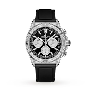 Breitling Chronomat B01 42 Stainless steel (gem-set) Mens Watch