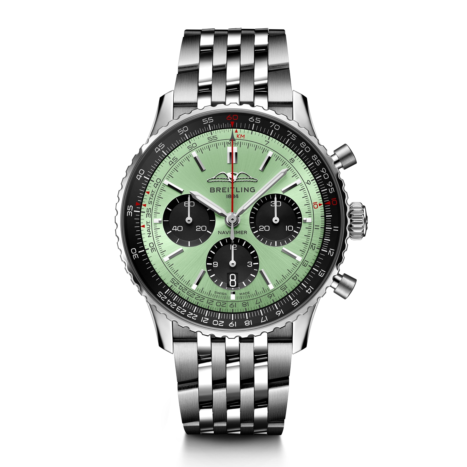 Breitling Navitimer B01 Chronograph 43 Stainless Steel - Mint Watch Breitling Navitimer B01 Chronograph 43 Stainless Steel - Mint Watch