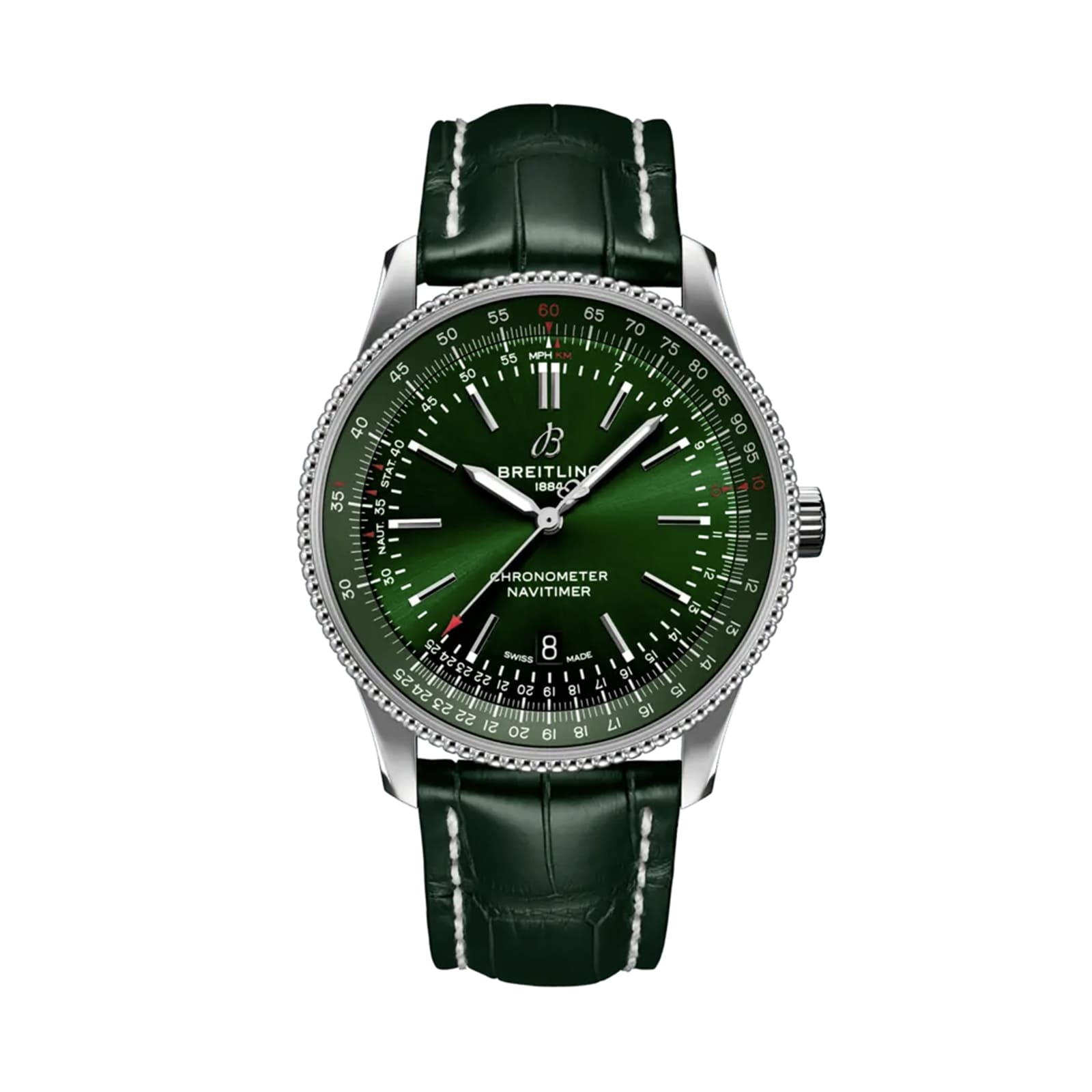 Breitling Navitimer 41mm Mens Watch Green