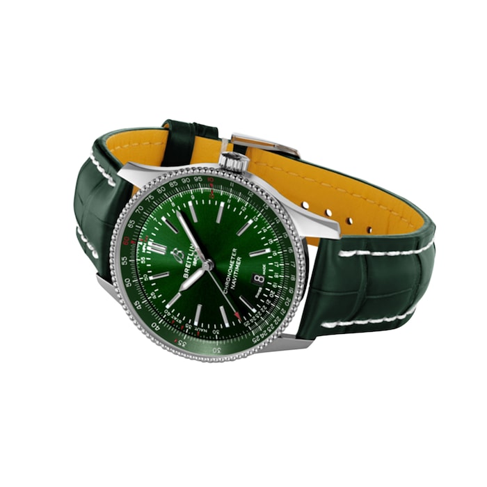 Breitling Navitimer 41mm Mens Watch Green