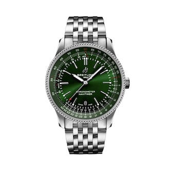 Breitling Navitimer 41mm Mens Watch Green