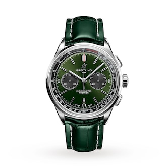Breitling Premier B01 Chronograph 42mm Mens Watch Leather