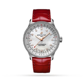 Breitling Navitimer Automatic 35 Stainless Steel Mother of Pearl  