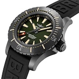 Breitling Superocean Automatic 48' DLC-Coated Titanium Green Watch
