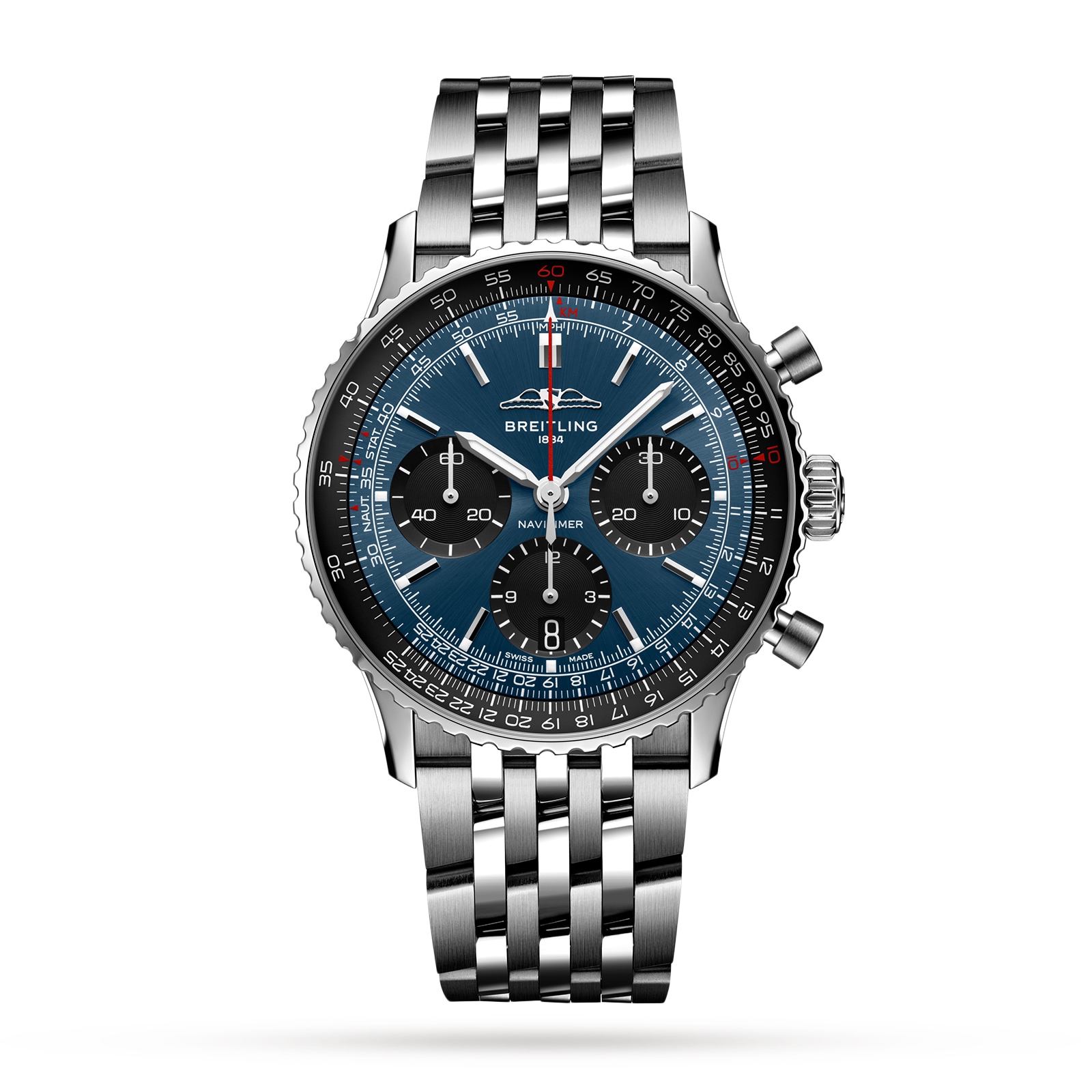 Breitling Navitimer B01 Chronograph 41 Stainless Steel Watch Breitling Navitimer B01 Chronograph 41 Stainless Steel Watch