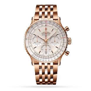 Breitling Navitimer B01 Chronograph 41 18k Red Gold Watch