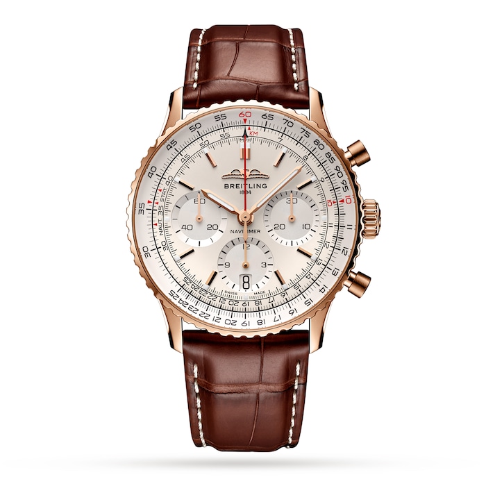 Breitling Navitimer B01 Chronograph 41 18k Red Gold Watch