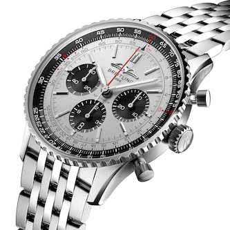 Breitling Navitimer B01 Chronograph 43 Silver Watch