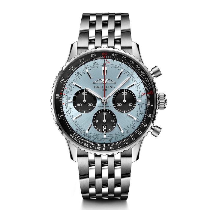 Breitling Navitimer B01 Chronograph 43 Stainless Steel Ice Blue Watch