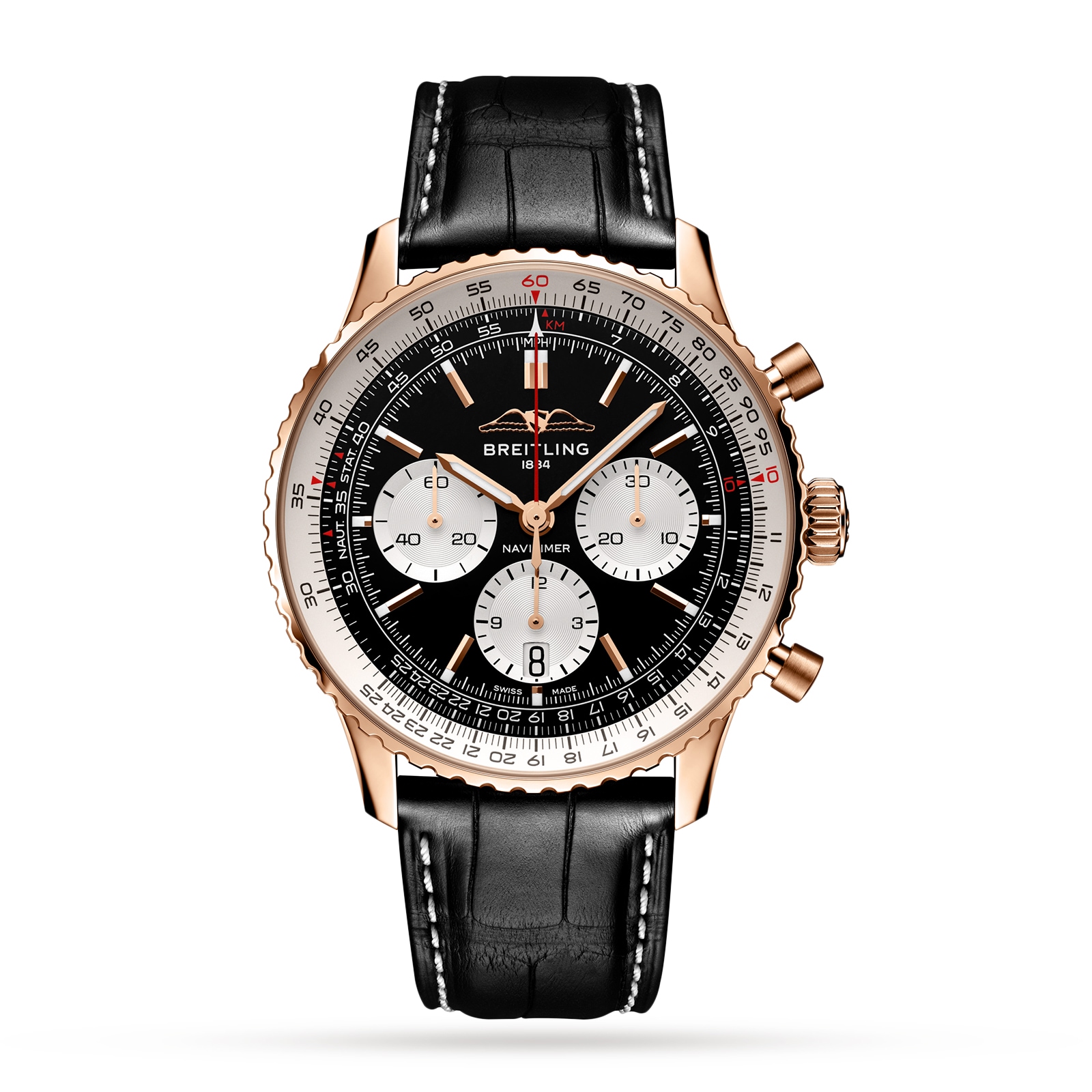 Breitling Navitimer B01 Chronograph 43 Black Watch Breitling Navitimer B01 Chronograph 43 Black Watch