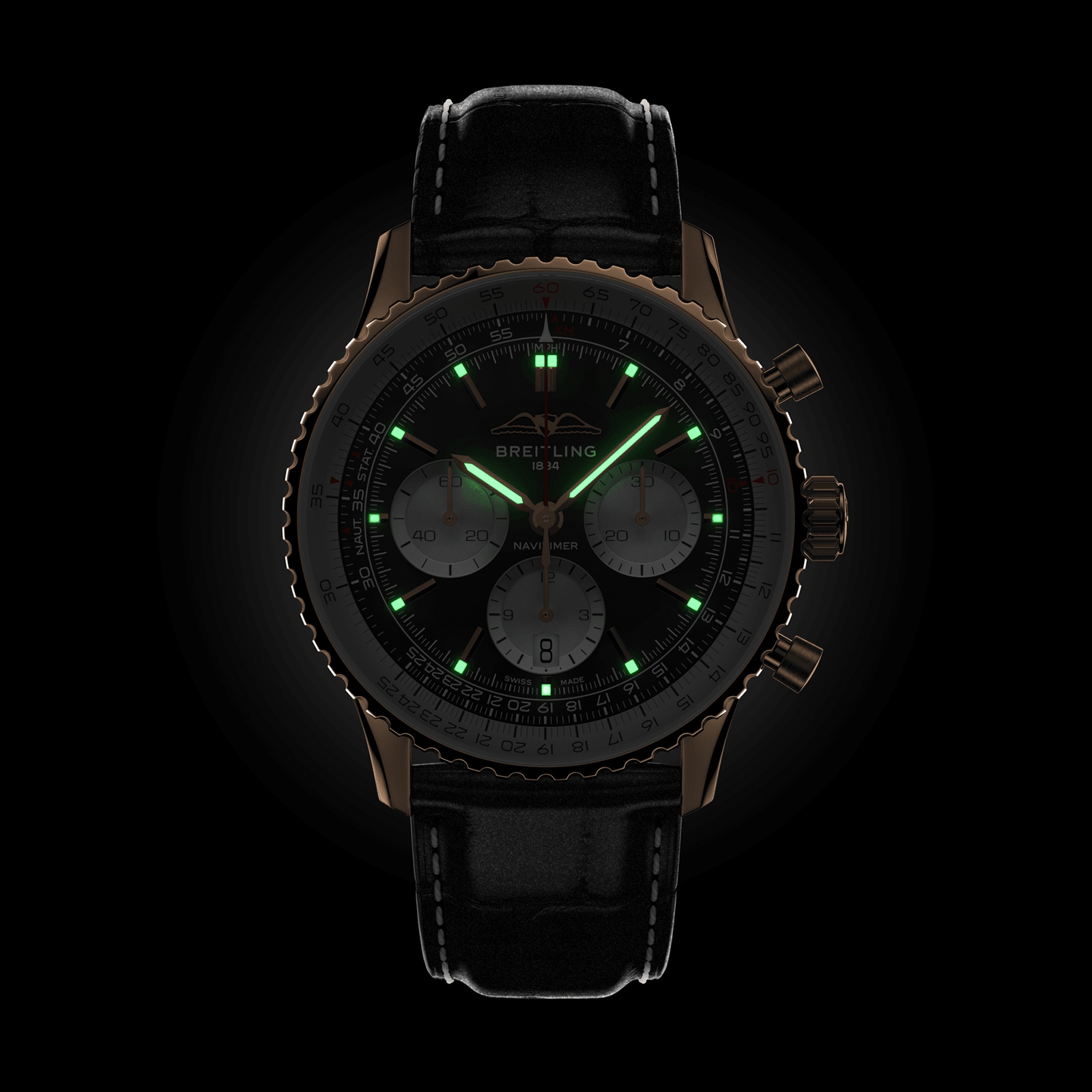Breitling Navitimer B01 Chronograph 43 Black Watch Breitling Navitimer B01 Chronograph 43 Black Watch