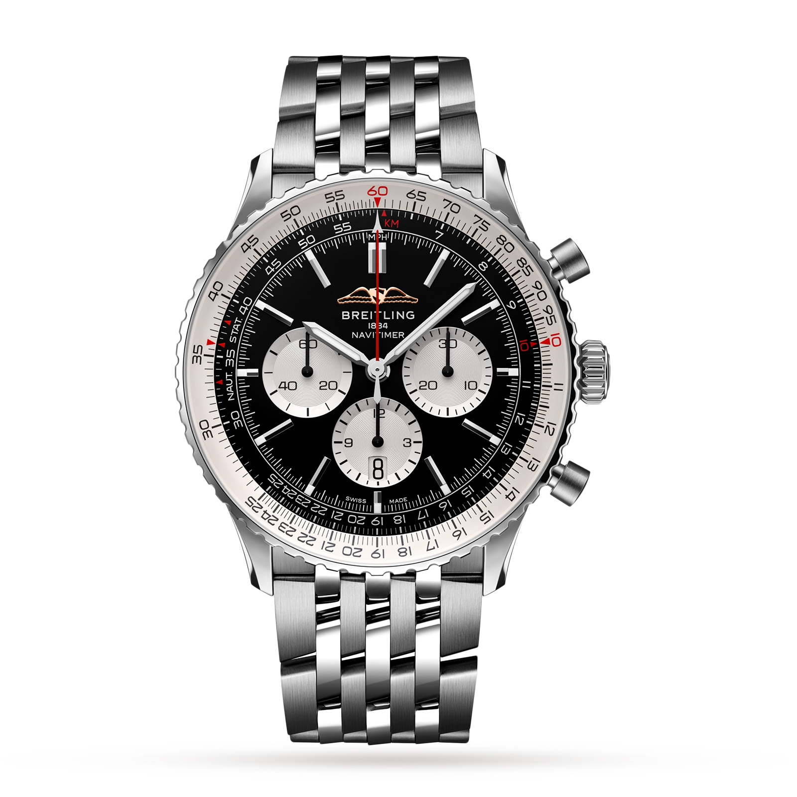 Breitling Navitimer B01 Chronograph 46 Stainless Steel Watch Breitling Navitimer B01 Chronograph 46 Stainless Steel Watch