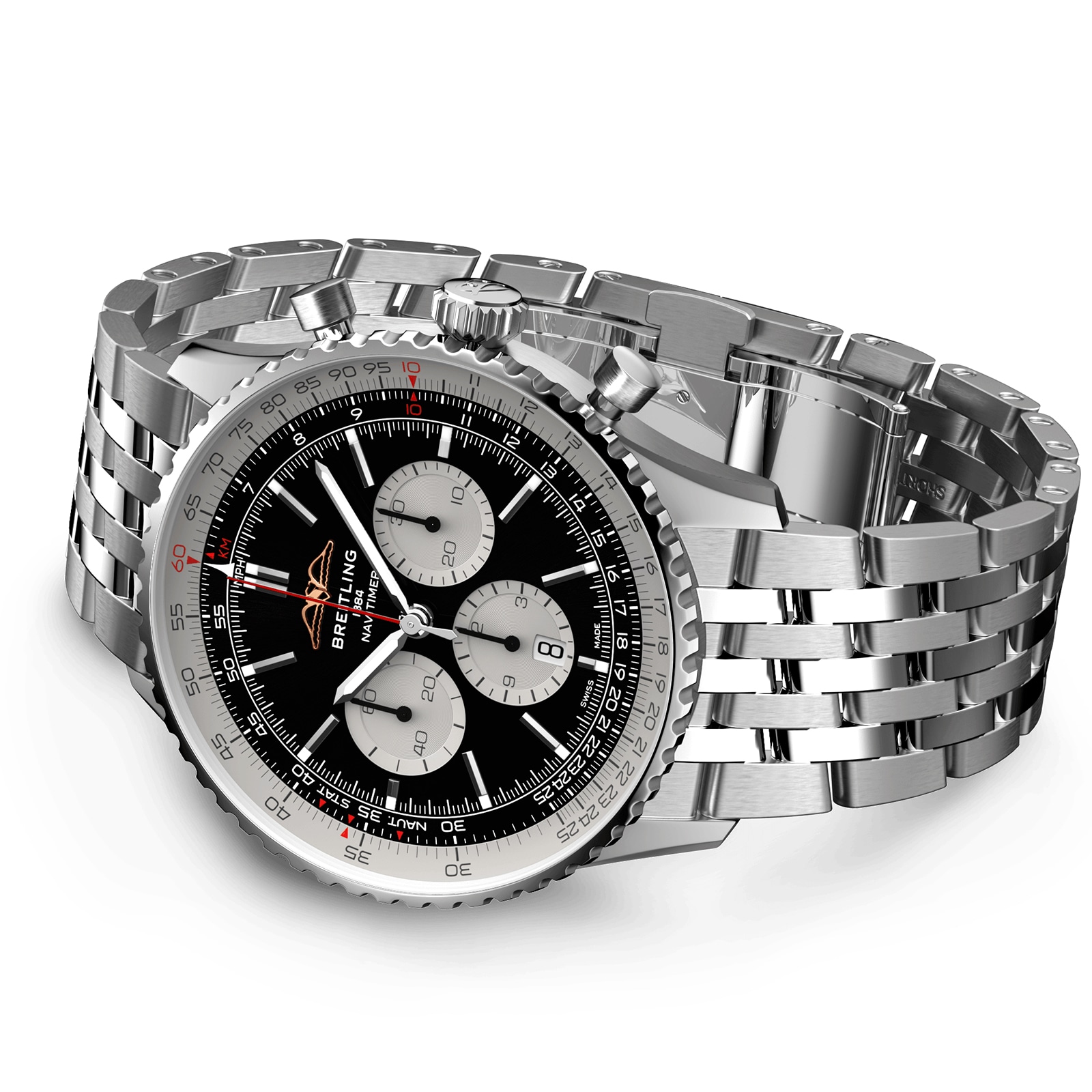 Breitling Navitimer B01 Chronograph 46 Stainless Steel Watch Breitling Navitimer B01 Chronograph 46 Stainless Steel Watch