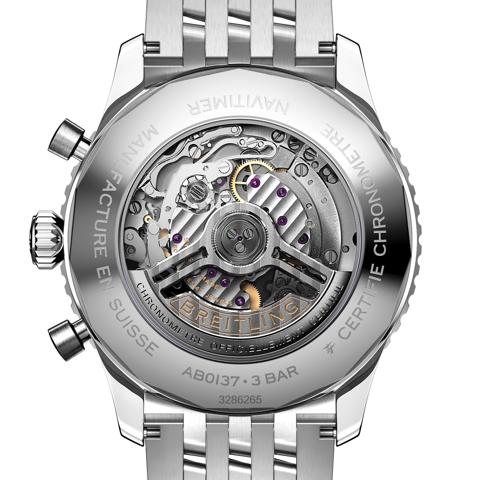 Breitling Navitimer B01 Chronograph 46 Stainless Steel Watch Breitling Navitimer B01 Chronograph 46 Stainless Steel Watch