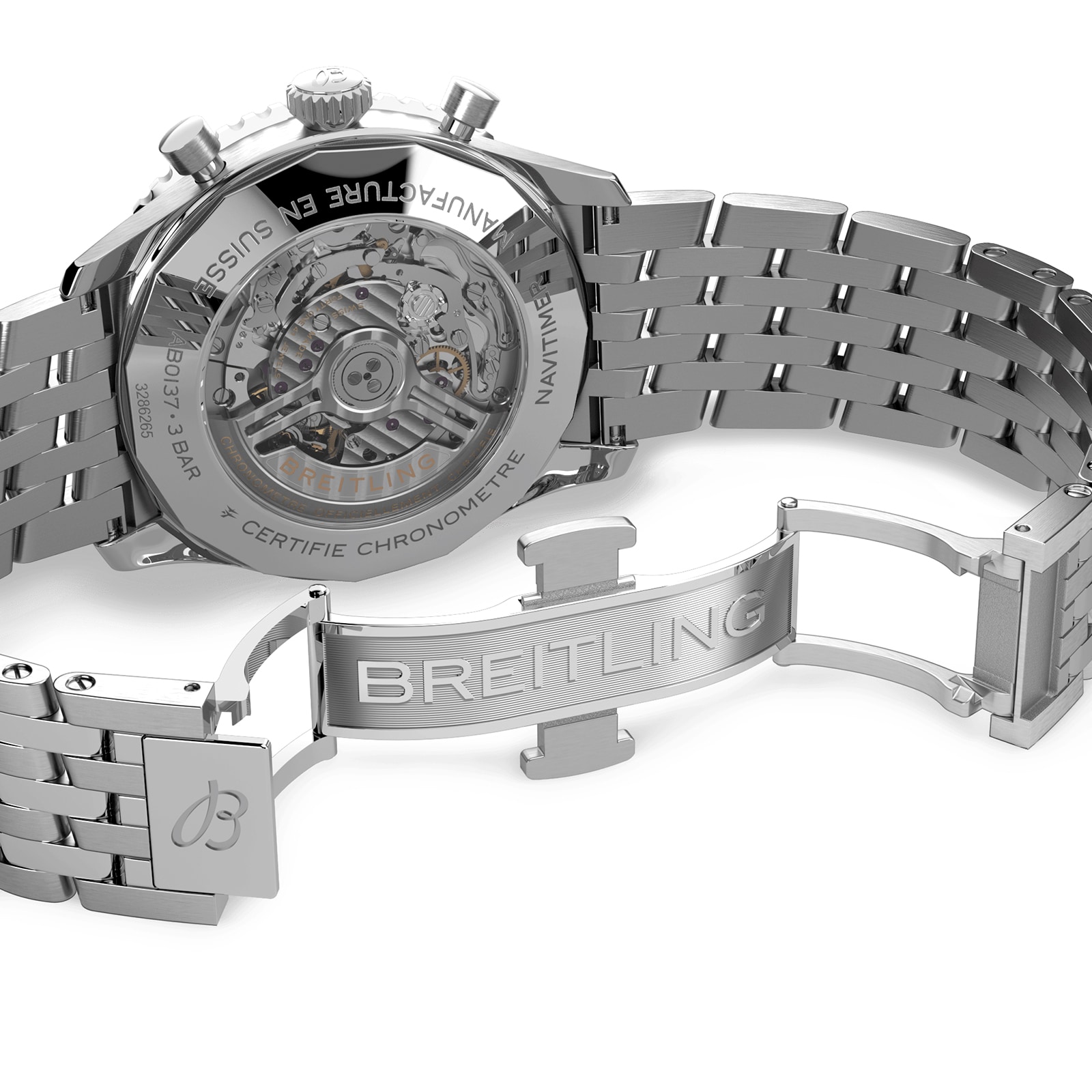 Breitling Navitimer B01 Chronograph 46 Stainless Steel Watch Breitling Navitimer B01 Chronograph 46 Stainless Steel Watch