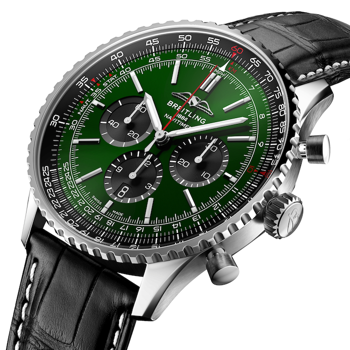 Breitling Navitimer B01 Chronograph 46mm Mens Watch Green