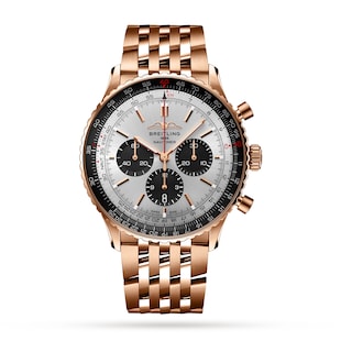 Breitling Navitimer B01 Chronograph 46 18k Red Gold Watch