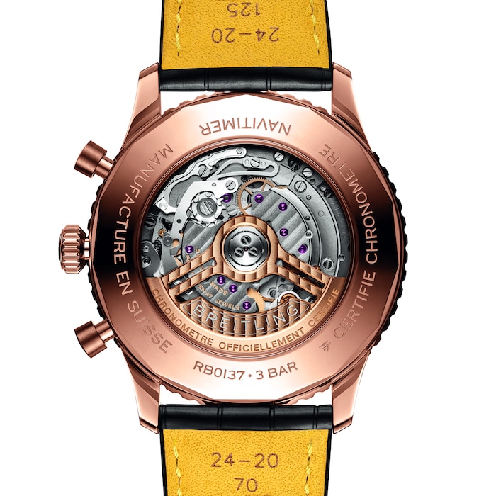 Breitling Navitimer B01 Chronograph 46 18k Red Gold Watch
