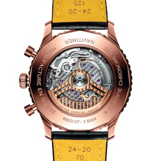 Breitling Navitimer B01 Chronograph 46 18k Red Gold Watch Breitling Navitimer B01 Chronograph 46 18k Red Gold Watch