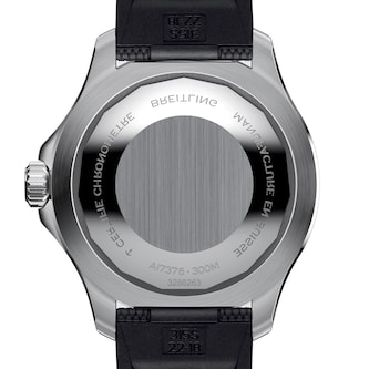 Breitling Superocean Automatic 44 Stainless Steel Rubber Strap Watch Breitling Superocean Automatic 44 Stainless Steel Rubber Strap Watch