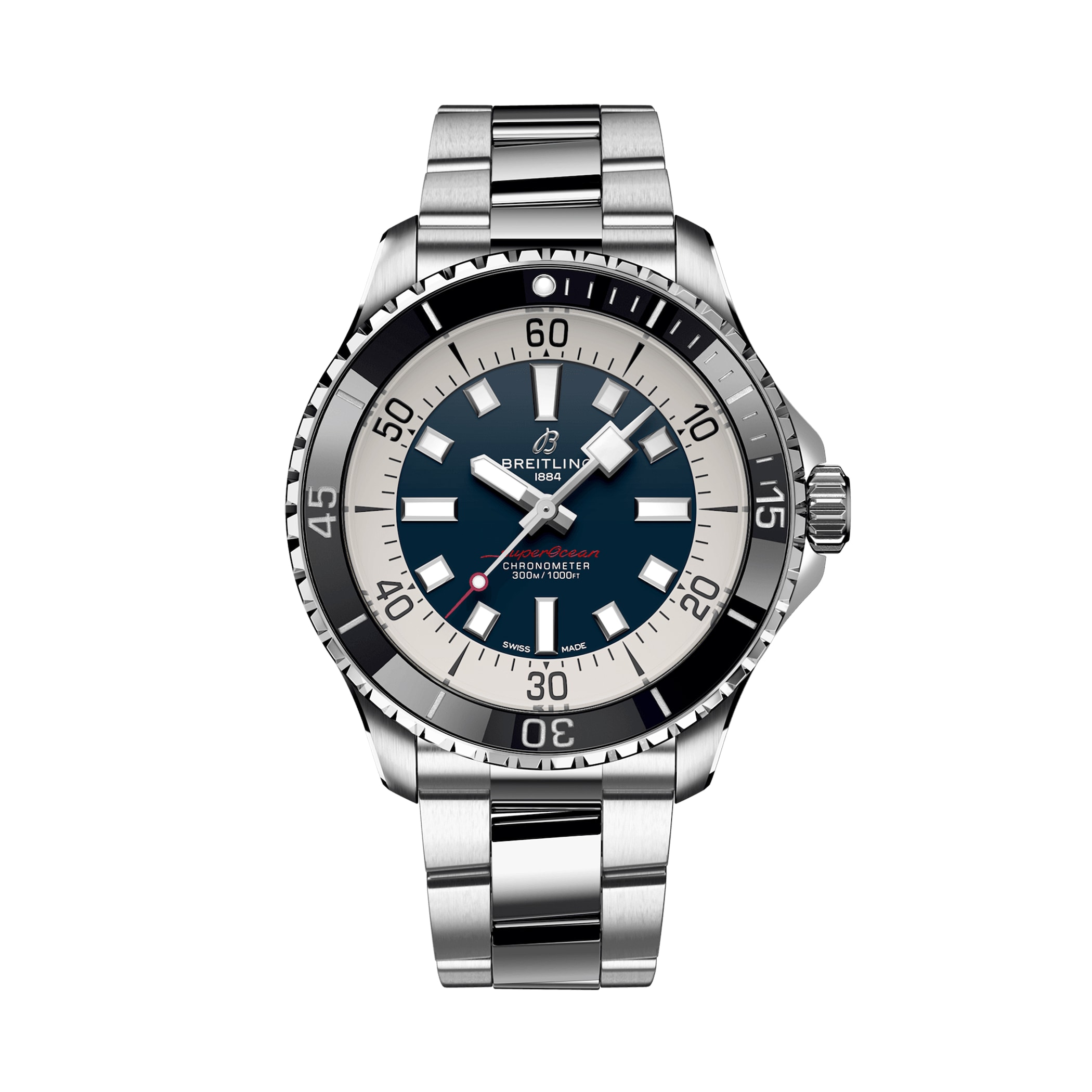 Breitling Superocean Automatic 44 Stainless Steel - Blue Watch Breitling Superocean Automatic 44 Stainless Steel - Blue Watch