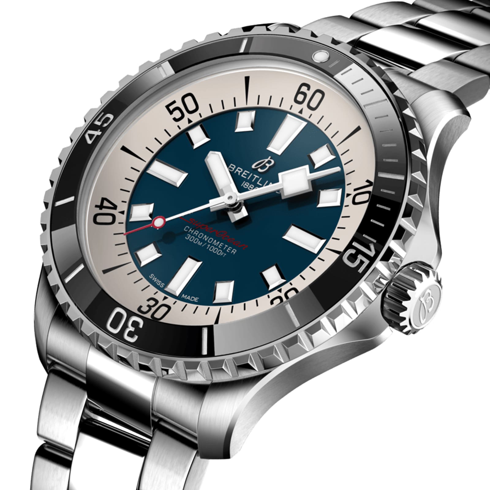 Breitling Superocean Automatic 44 Stainless Steel - Blue Watch Breitling Superocean Automatic 44 Stainless Steel - Blue Watch