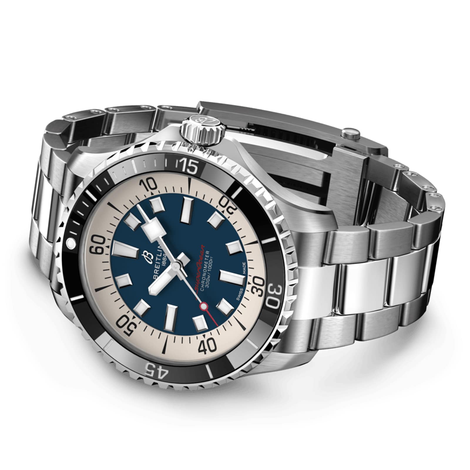 Breitling Superocean Automatic 44 Stainless Steel - Blue Watch Breitling Superocean Automatic 44 Stainless Steel - Blue Watch