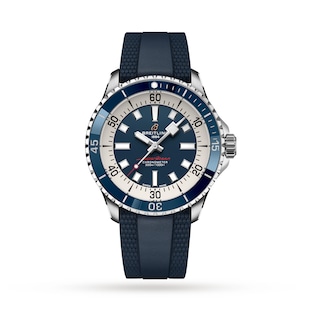 Breitling Superocean Automatic 42 Stainless Steel Rubber Strap Watch