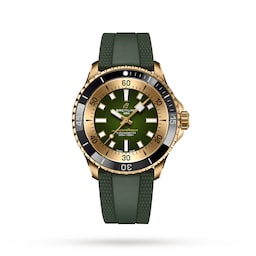 17532130 - Superocean Automatic 42 Bronze Rubber Strap Watch