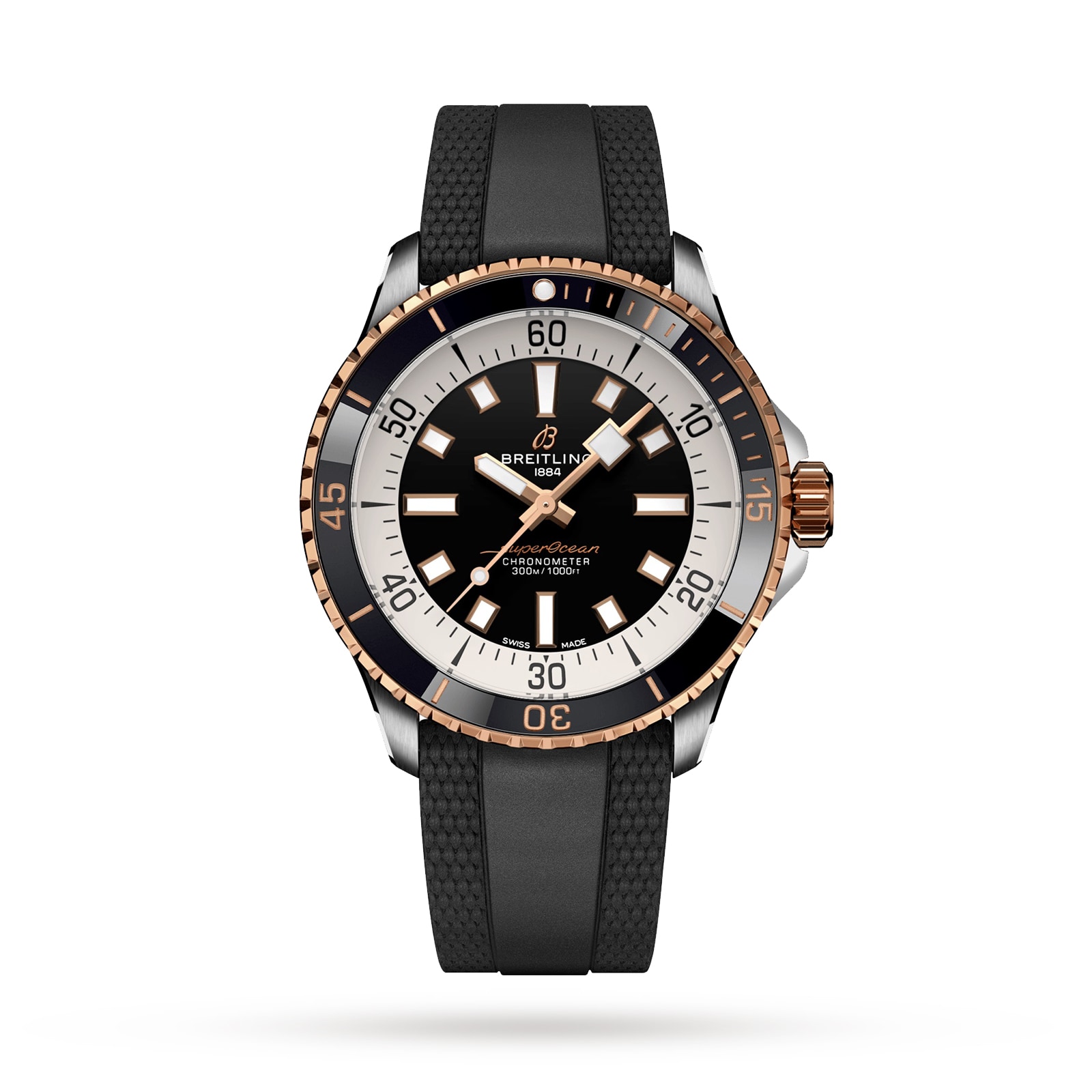 Breitling Superocean Automatic 42 Stainless Steel & 18k Red Gold Watch Breitling Superocean Automatic 42 Stainless Steel & 18k Red Gold Watch
