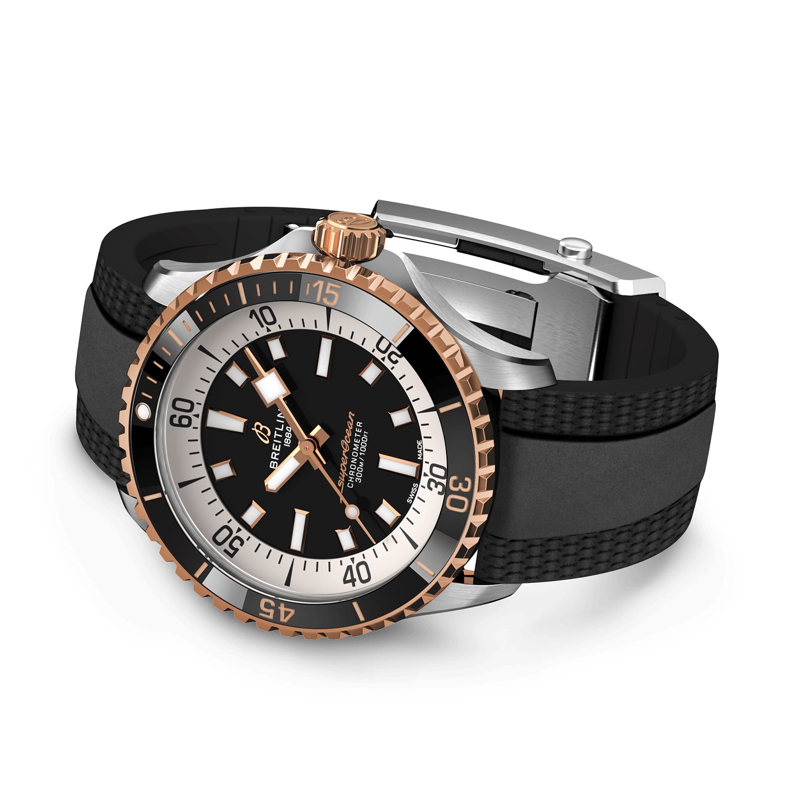 Breitling discount superocean gold