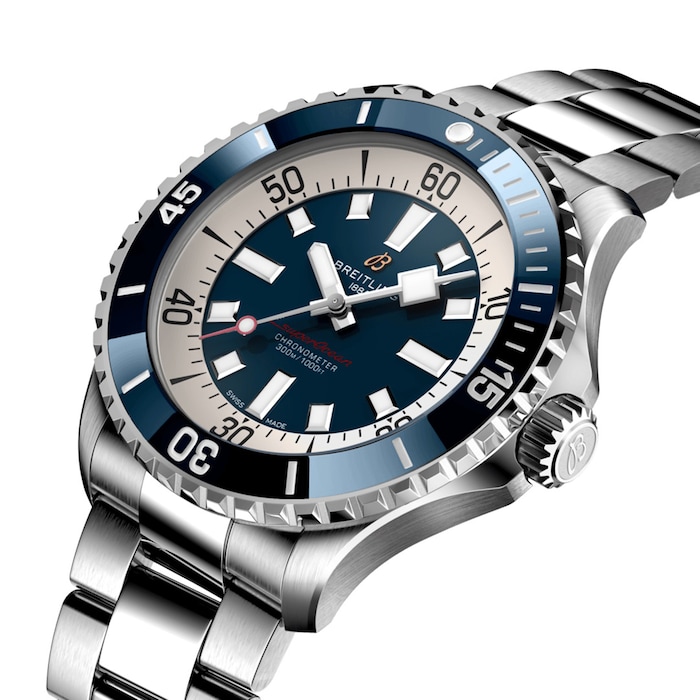 Breitling Superocean Automatic 46 Stainless Steel Watch A17378E71C1A1 ...