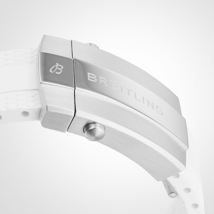 Breitling Superocean 36mm Unisex Watch White Rubber