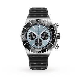 17532142 - Super Chronomat B01 44 Stainless Steel & Platinum - Ice Blue Watch