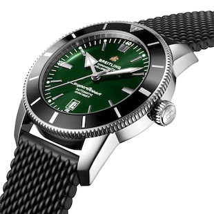Breitling Superocean Heritage B20 Automatic 46 Stainless Steel Rubber Strap Watch