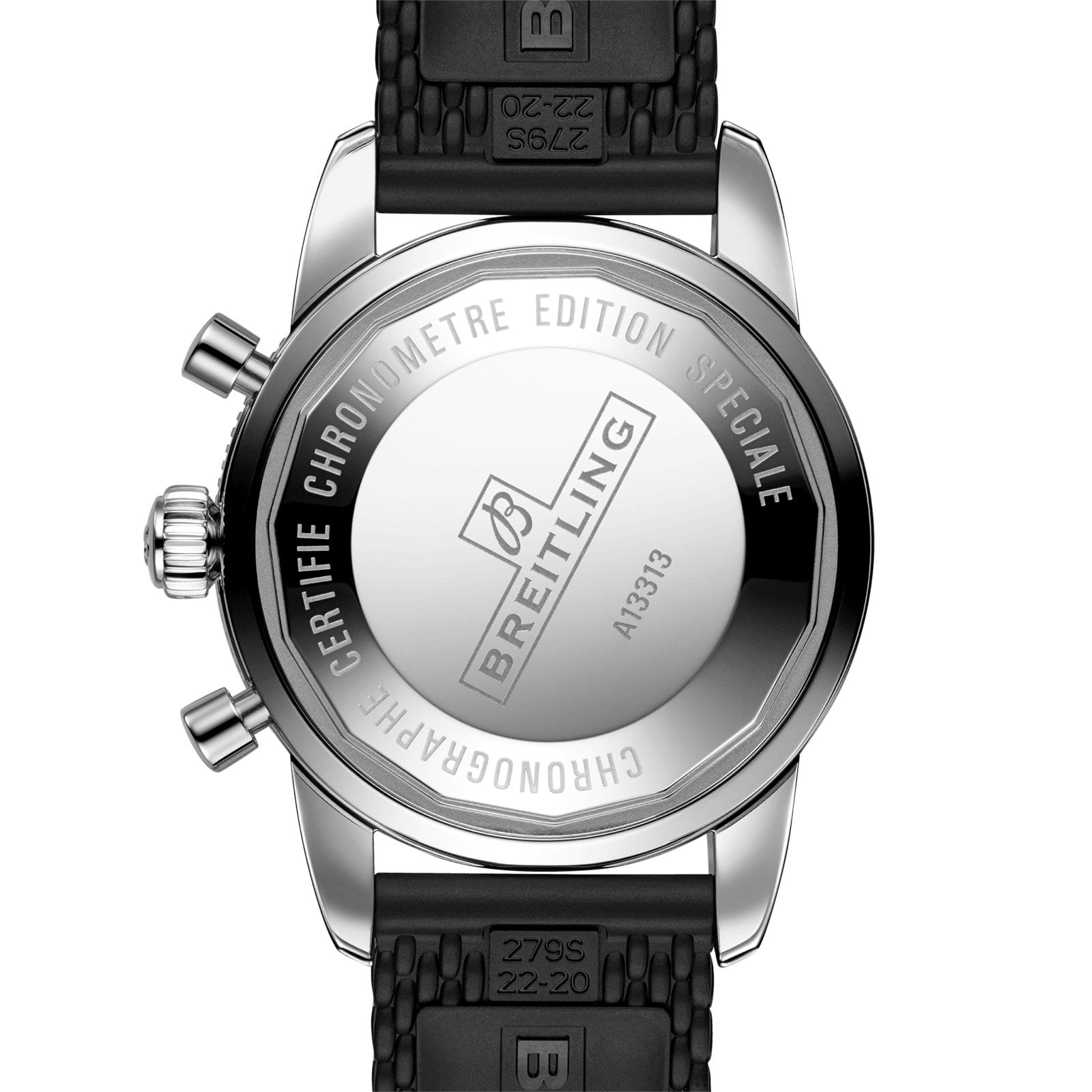 Breitling Superocean Heritage Chronograph 44 Stainless Steel Rubber Strap Watch