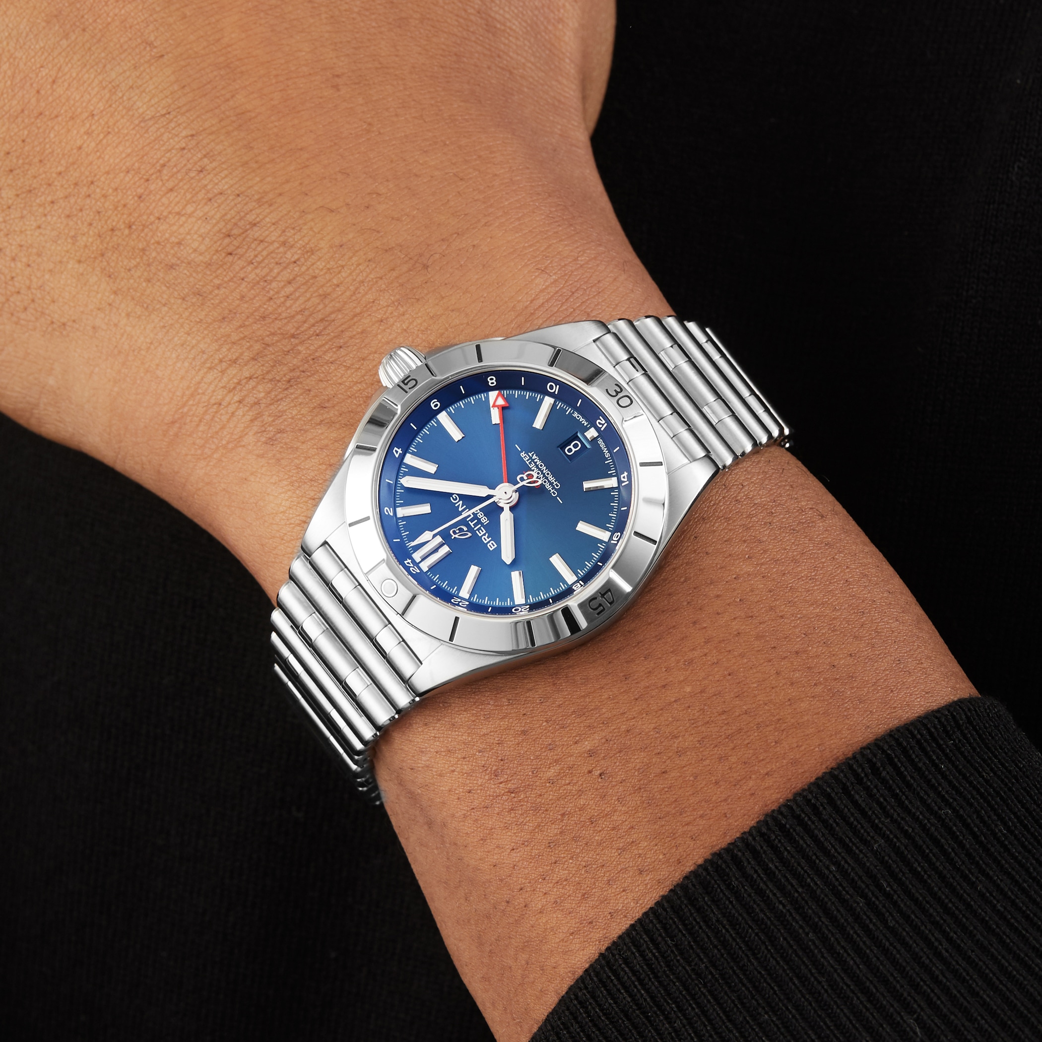 Breitling Chronomat Automatic GMT 40 Blue Dial Watch Breitling Chronomat Automatic GMT 40 Blue Dial Watch