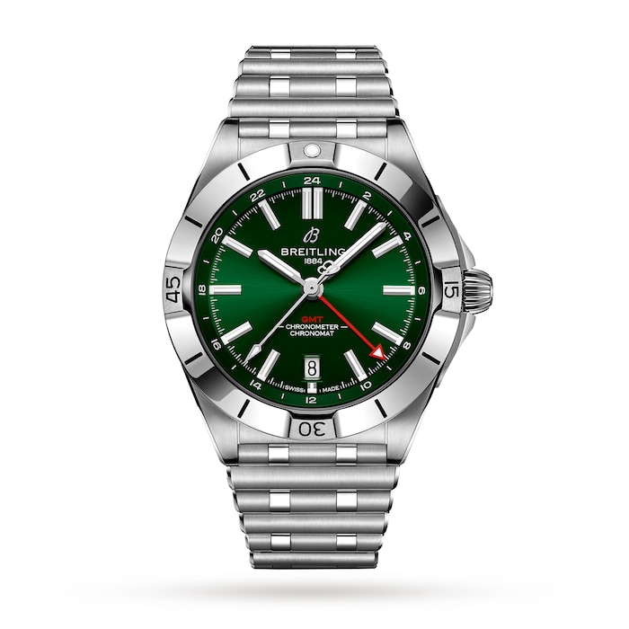 Breitling Chronomat Automatic GMT 40 Green Dial
