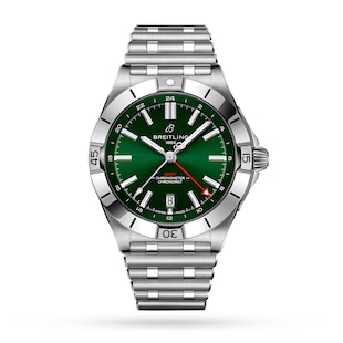 Breitling Chronomat Automatic GMT 40 Green Dial Watch