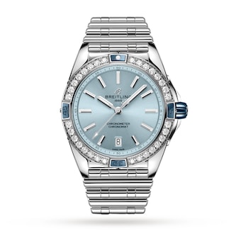 Breitling Super Chronomat Automatic 38 Blue Stainless Steel Bracelet Watch Breitling Super Chronomat Automatic 38 Blue Stainless Steel Bracelet Watch